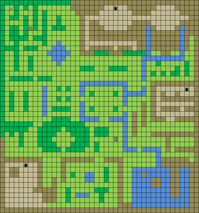 Figura 3. Mapa do reino de Hyrule.