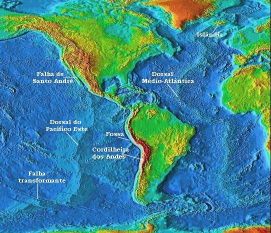 Este mecanismo vem ocorrendo nos últimos 165 milhões de anos no atlântico sul, separando a América do Sul da África e criando o nosso Oceano Atlântico.