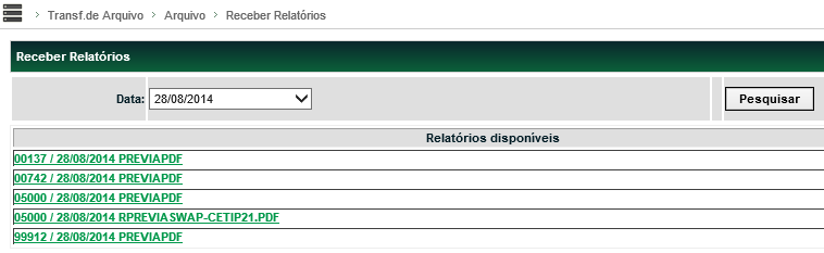 Depois de confirmada a solicitação, é exibida uma mensagem informando o sucesso da operação, conforme mensagem abaixo.