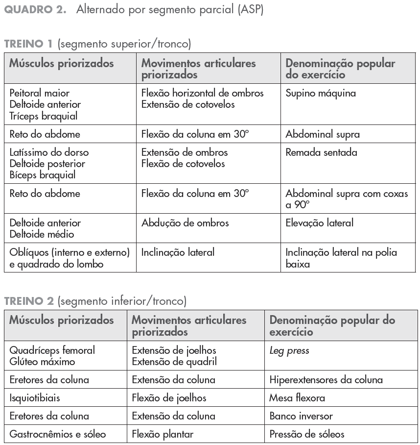 Marchetti, P; Charro. M. Estrutura Metodológica para Montagem de Programas e Sistemas de TF. In: Prestes, J; Foschini, D; Marchetti, P; Charro, M. Prescrição e Periodização do TF em academias.