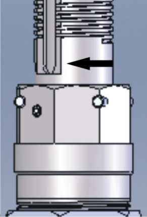 Para se obter a altura correta do ponto de inserção deve-se seguir os seguintes passos: 1. Medir o diâmetro interno (D) e parede da tubulação (E) no trecho onde o sensor será instalado.