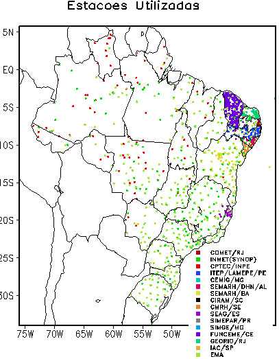 MONITORAMENTO CLIMÁTICO Ampla rede de estações