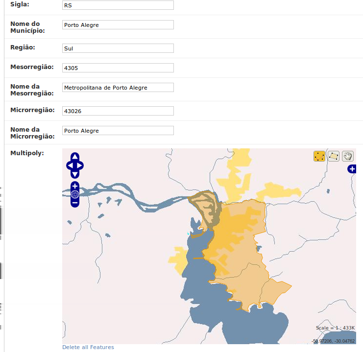 1.4 Informação Bairros Informações geográficas (incluindo polígonos geográficos de