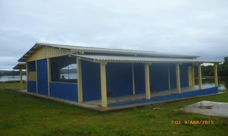Obras do PBA do Componente Indígena - PBA- CI Construção de Casa de Farinha (Aldeia Raio de Sol) Construção de Casa de Farinha