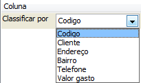 6.5.1 Classificar o banco de Dados. Trata-se da classificação e colocação do bando de dados em ordem alfabética ou numérica.