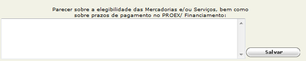 Se ambos forem elegíveis, o conferente do Banco do Brasil deverá marcar a opção sim e clicar no botão, que aparecerá logo após a mencionada marcação.