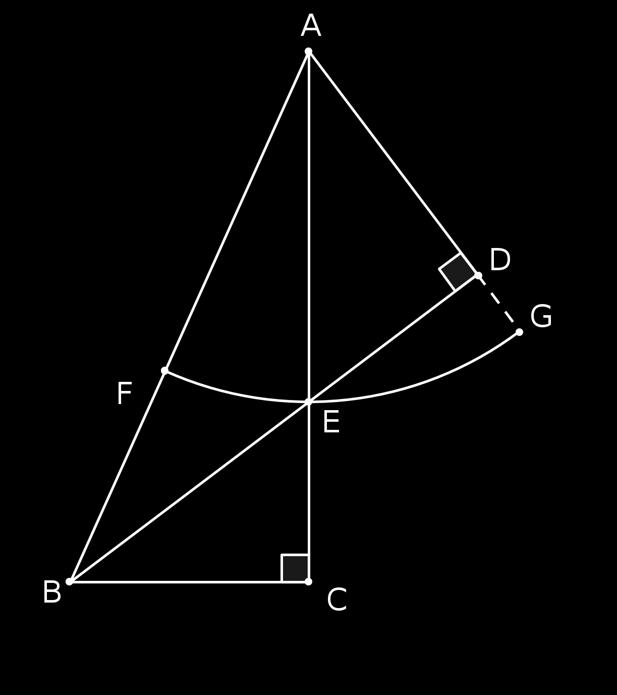 b Mostre que Área ABD Área ABC < 1 + Área AED Área ABE. c Mostre que para 0 < < y < π/ vale sin > siny.