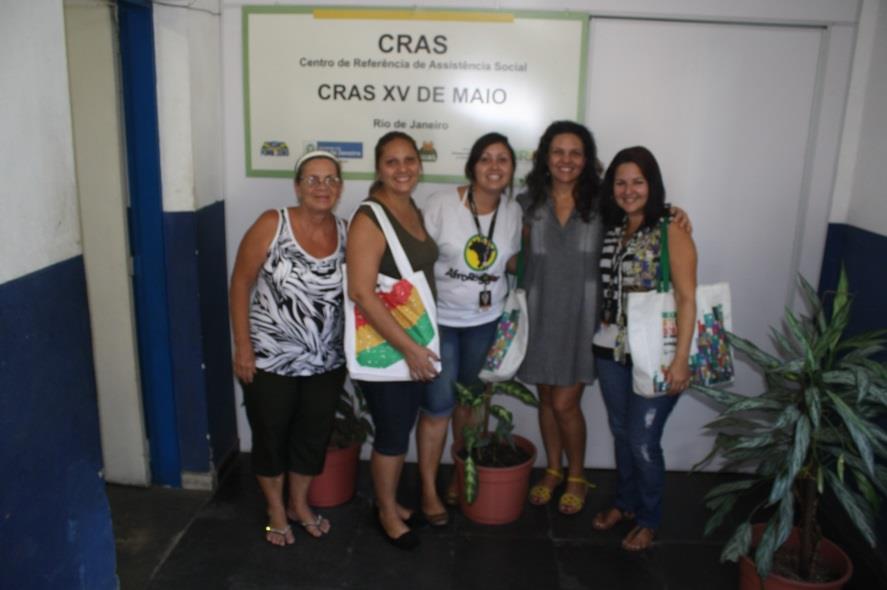 Visita da Equipe ao CRAS XV de Maio. Foto: Arquivo AfroReggae.