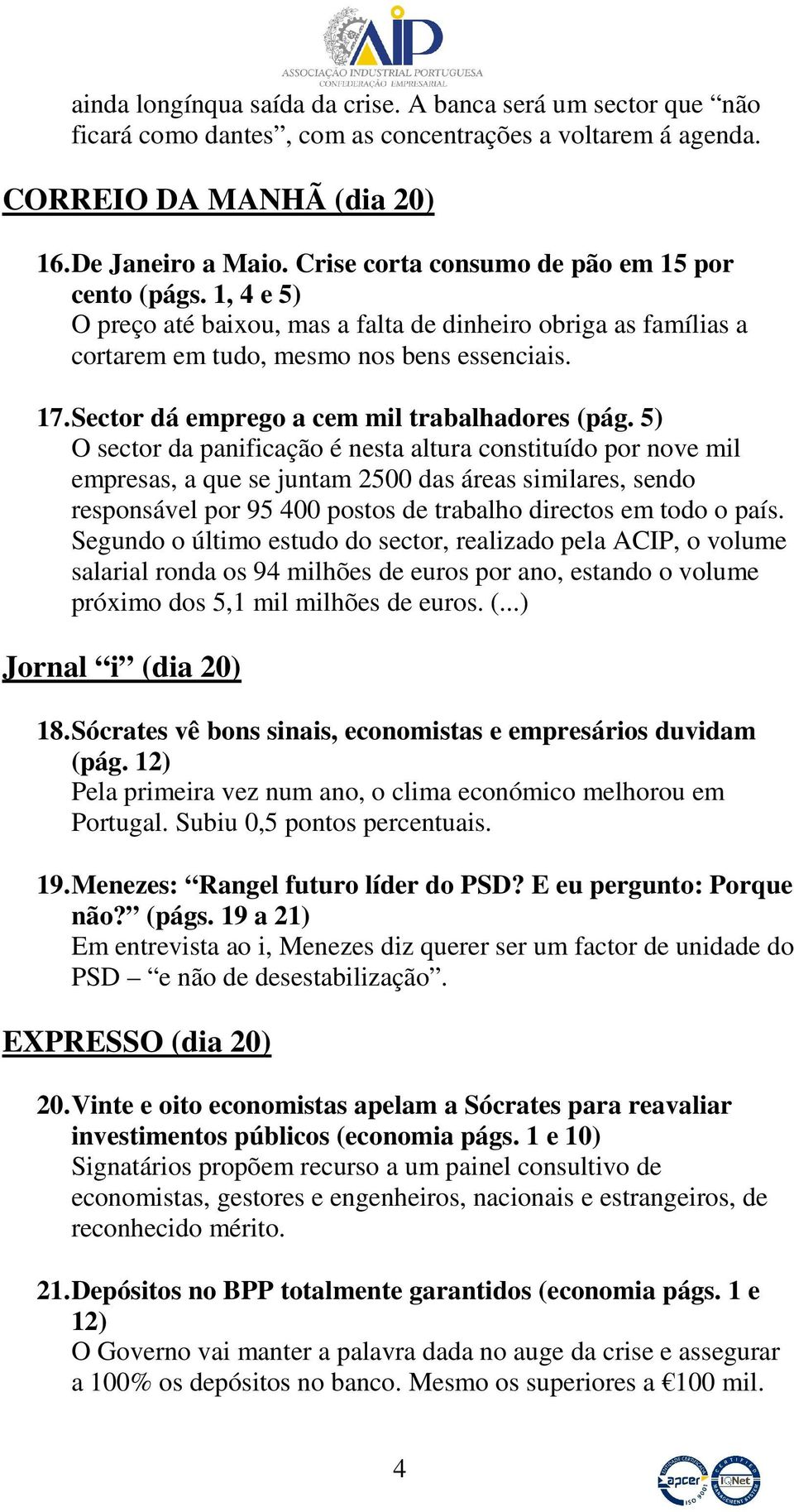 Sector dá emprego a cem mil trabalhadores (pág.