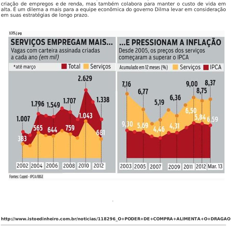 É um dilema a mais para a equipe econômica do governo Dilma levar em consideração em suas