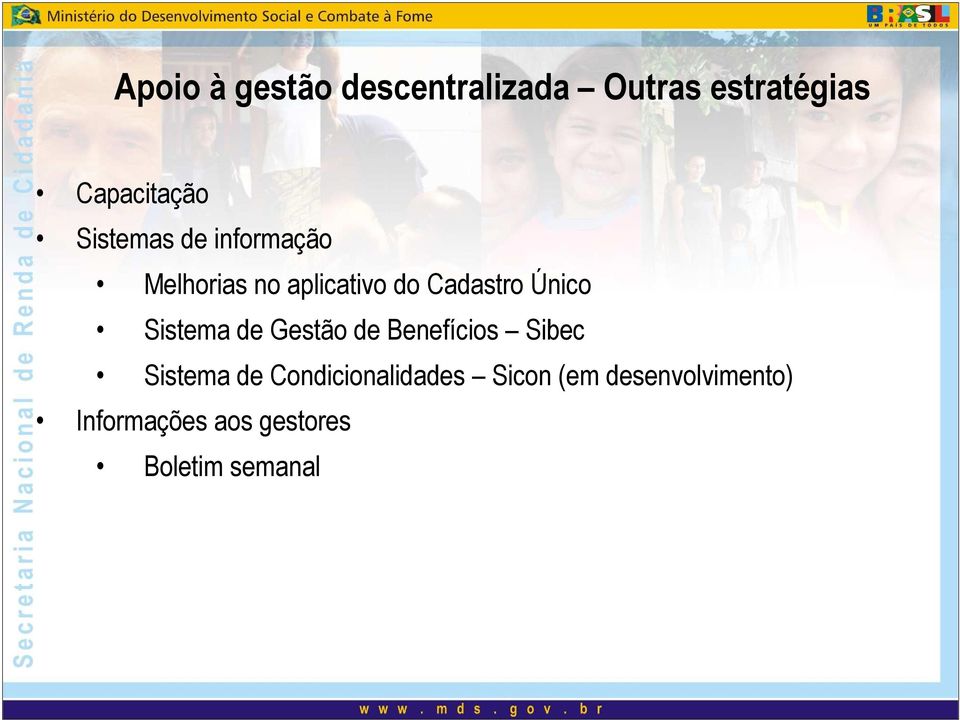 Sistema de Gestão de Benefícios Sibec Sistema de