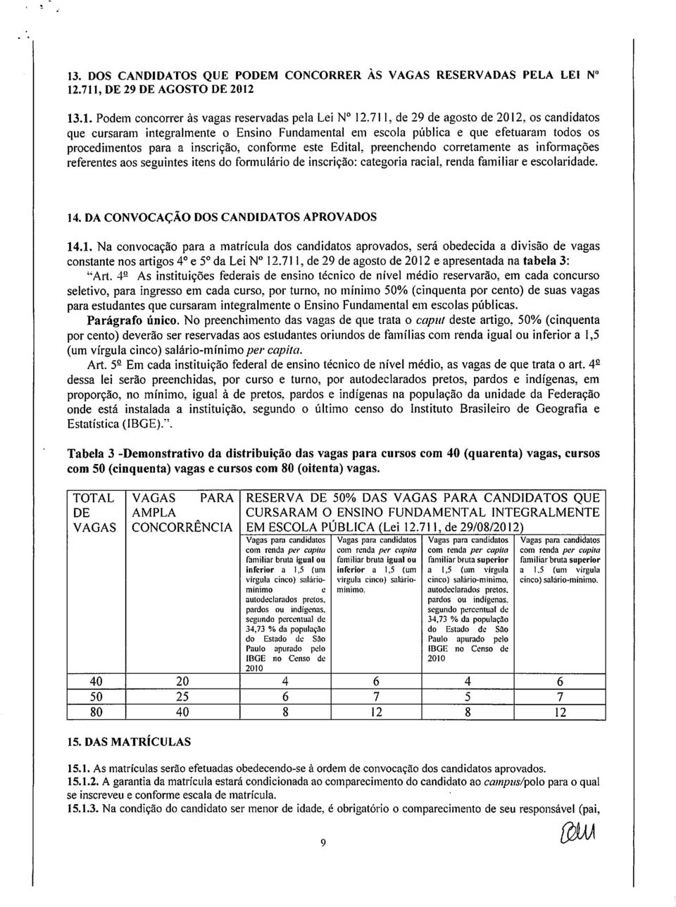 infrmações referentes as seguintes itens d frmulári de inscriçã: categria racial, renda familiar e esclaridade. 14