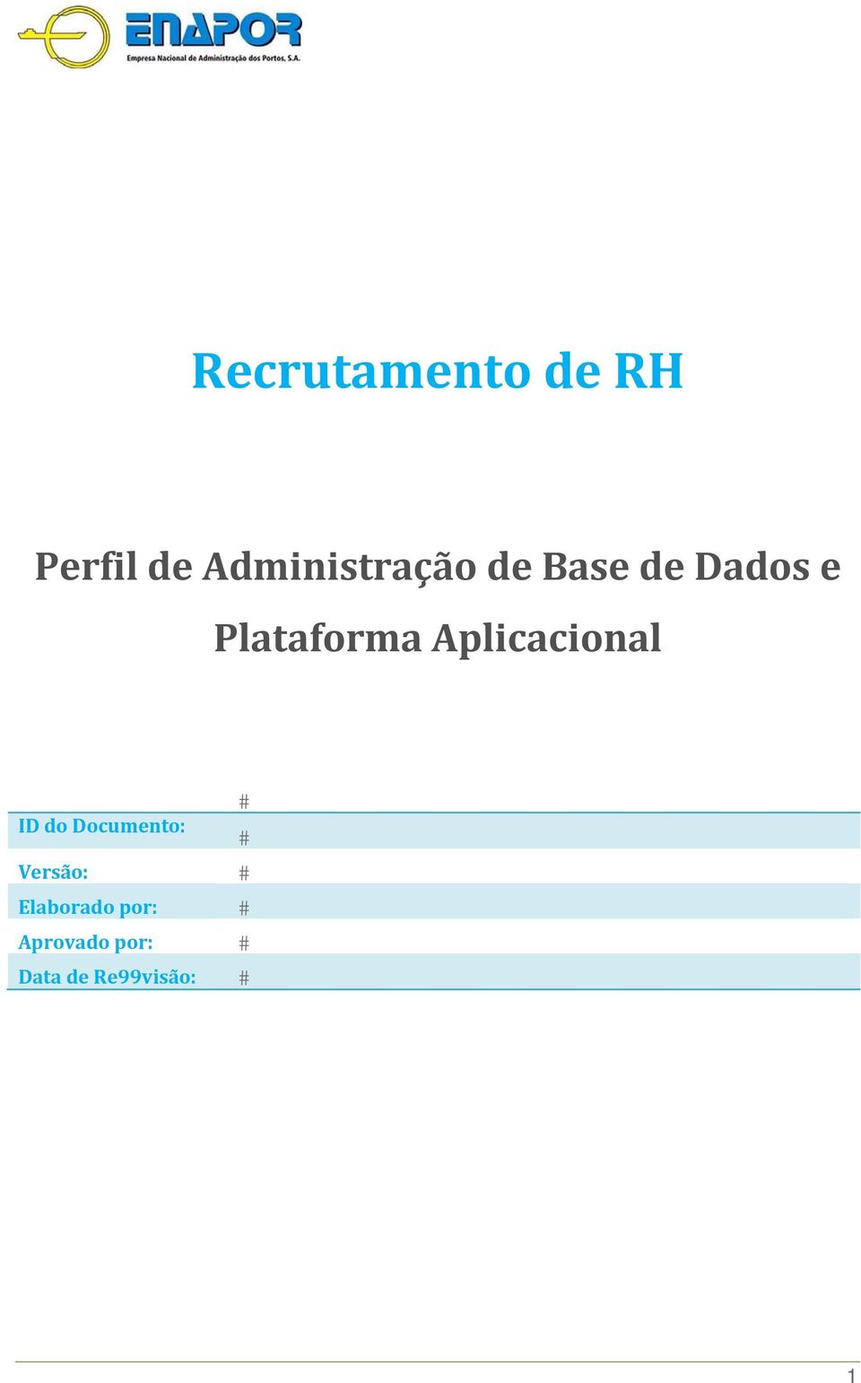 Plataforma Aplicacional ID do