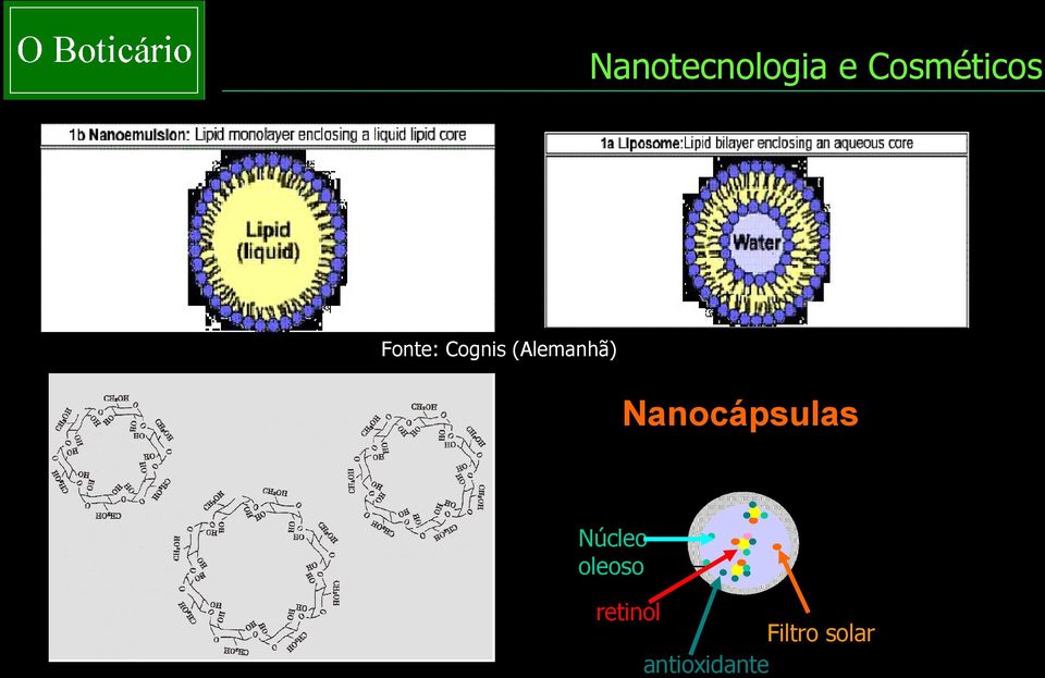 Nanocápsulas Parede polimérica