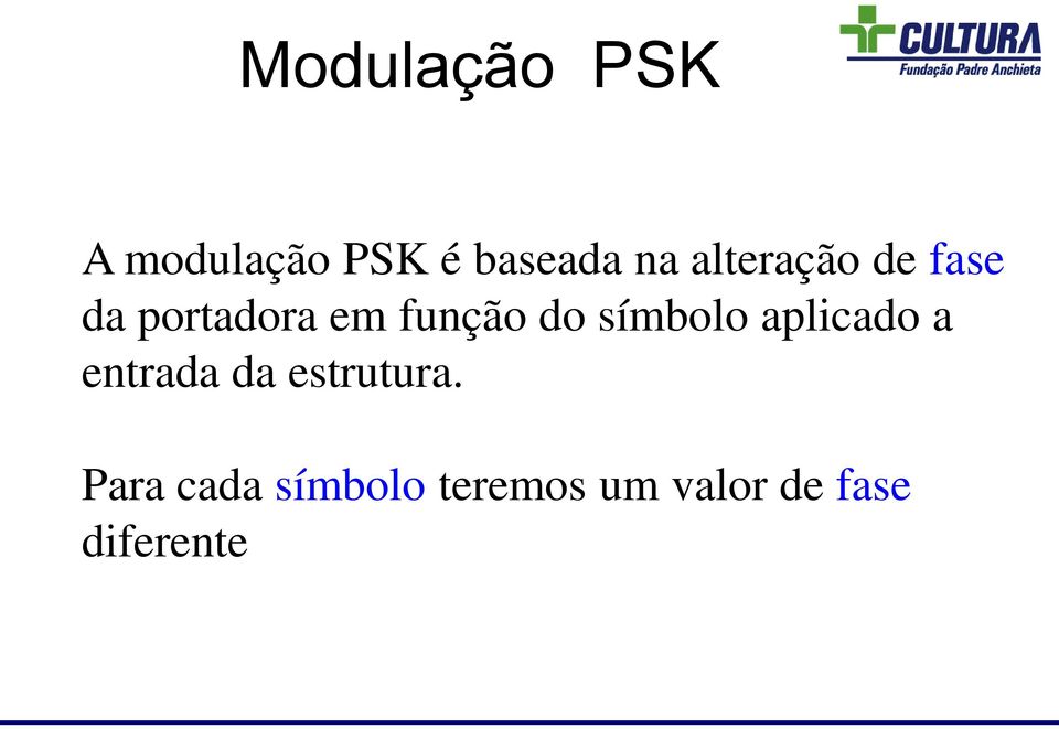 símbolo aplicado a entrada da estrutura.