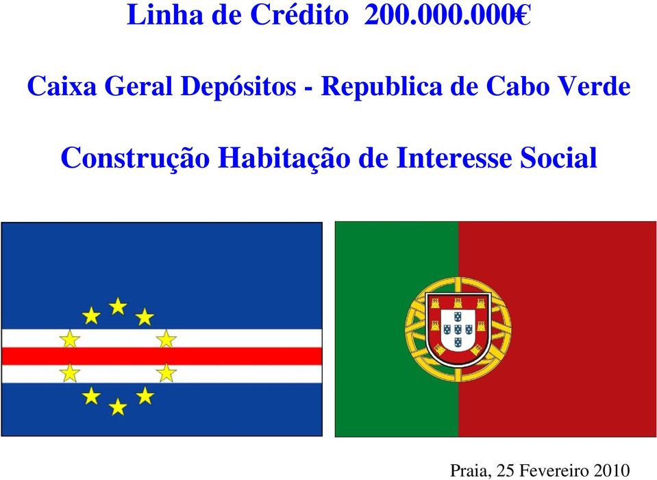 Republica de Cabo Verde Construção