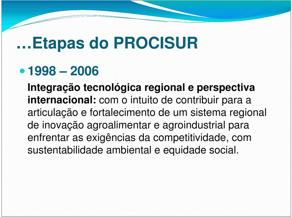 de um sistema regional de inovação agroalimentar e agroindustrial para