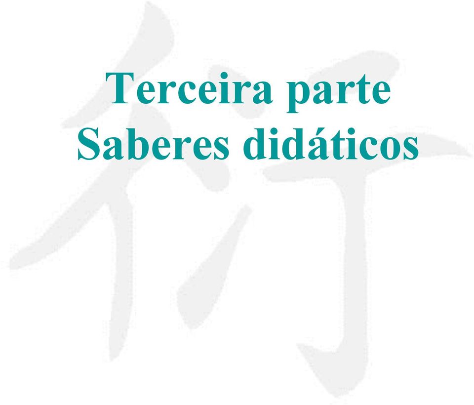 Saberes