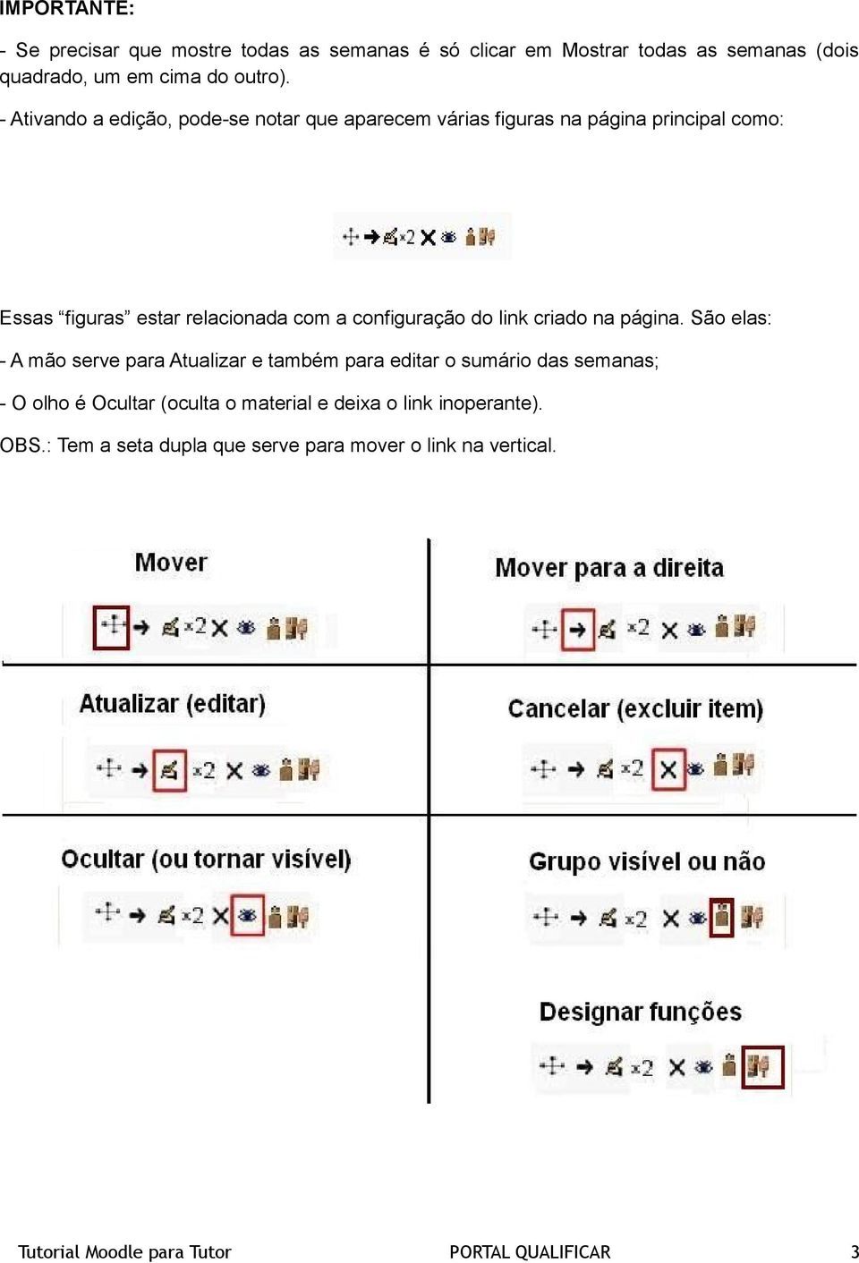 do link criado na página.