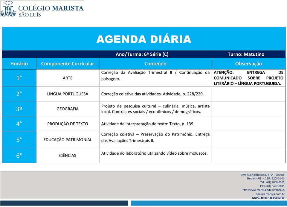 3º GEOGRAFIA 4 PRODUÇÃO DE TEXTO Atividade de