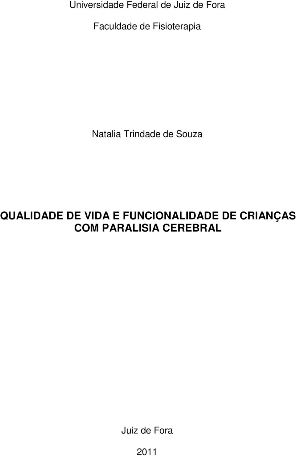 de Souza QUALIDADE DE VIDA E FUNCIONALIDADE