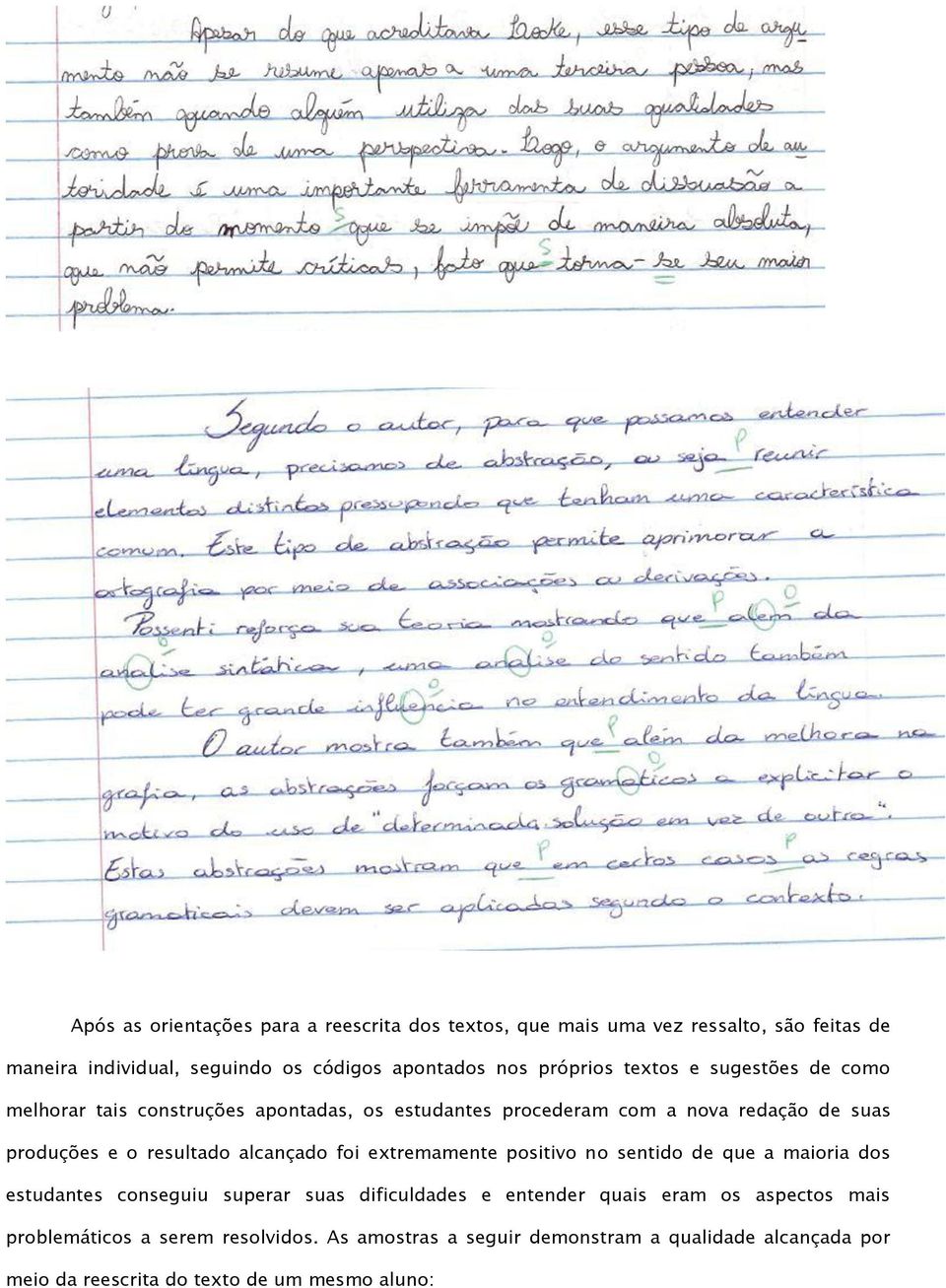 resultado alcançado foi extremamente positivo no sentido de que a maioria dos estudantes conseguiu superar suas dificuldades e entender quais