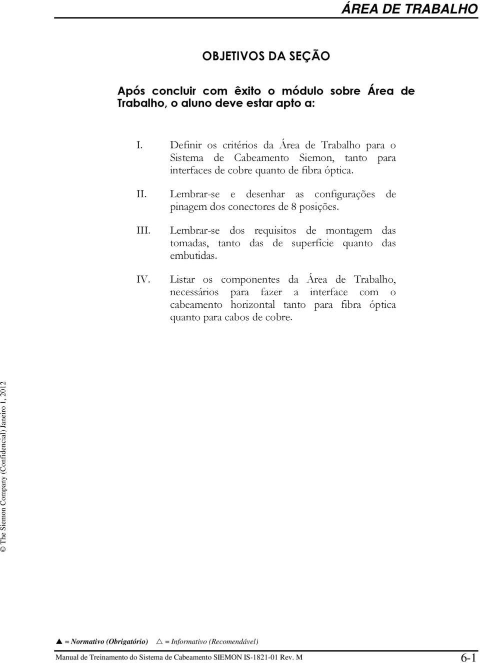 Lembrar-se e desenhar as configurações de pinagem dos conectores de 8 posições.