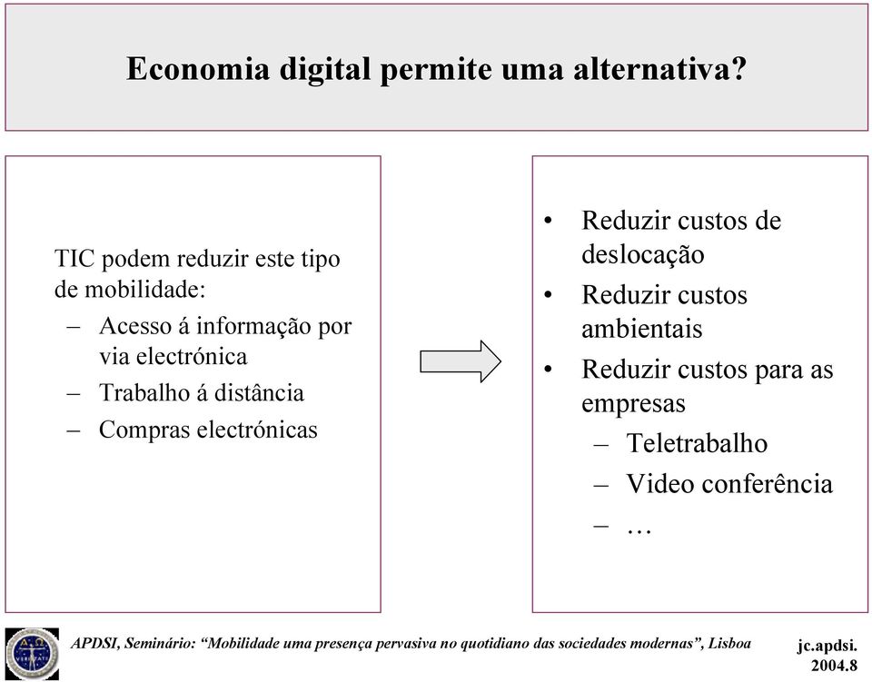 electrónica Trabalho á distância Compras electrónicas Reduzir custos de