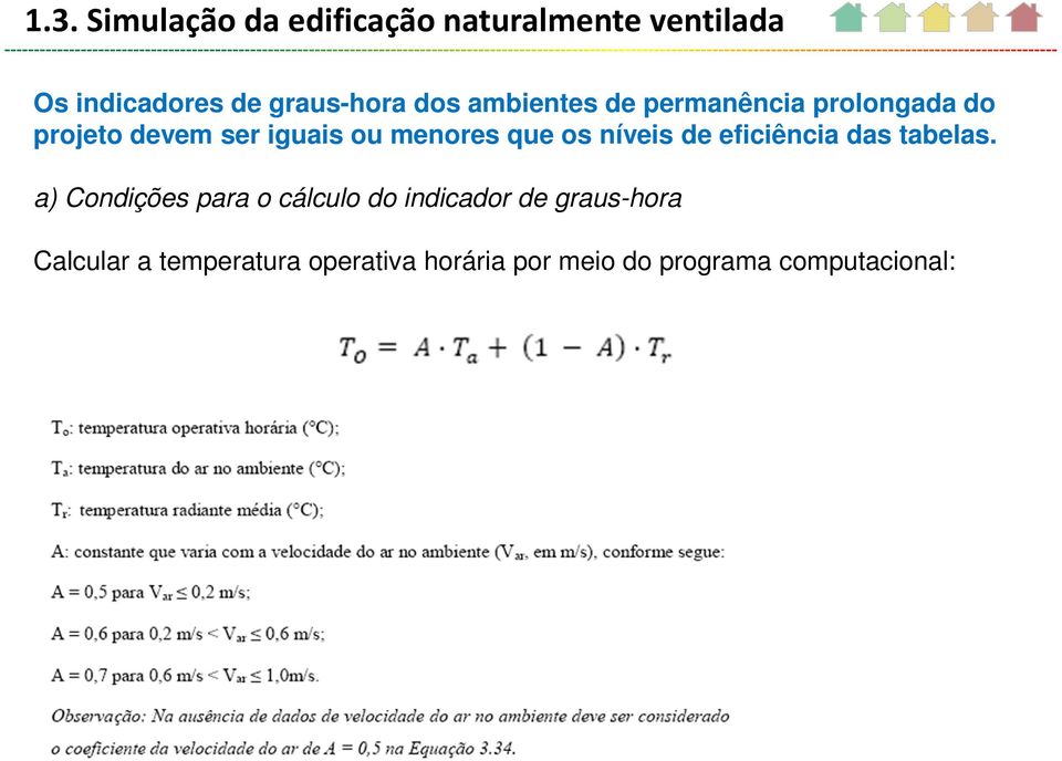 os níveis de eficiência das tabelas.