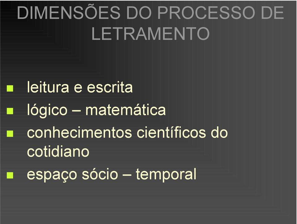 lógico matemática conhecimentos