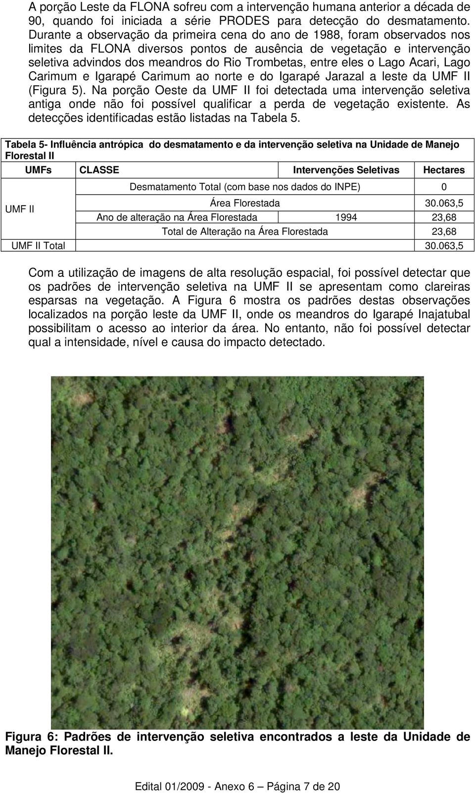 entre eles o Lago Acari, Lago Carimum e Igarapé Carimum ao norte e do Igarapé Jarazal a leste da UMF II (Figura 5).