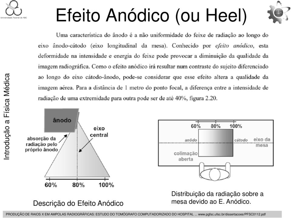 PRODUÇÃO DE RAIOS X EM AMPOLAS RADIOGRÁFICAS: ESTUDO DO