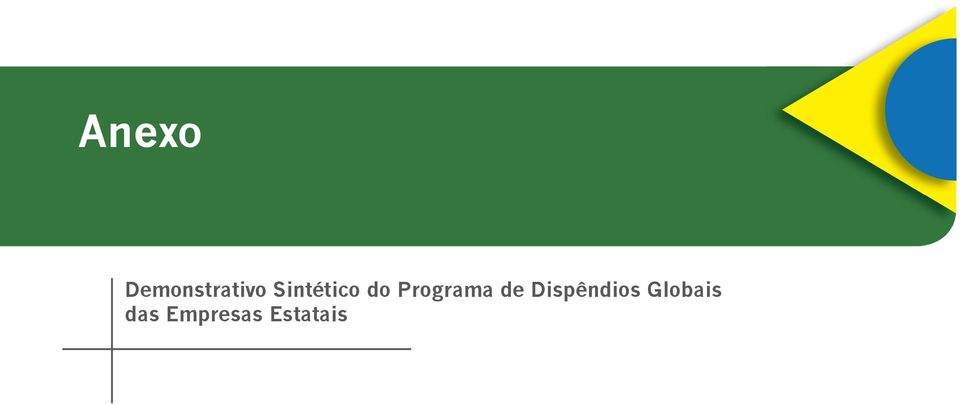 de Dispêndios Globais