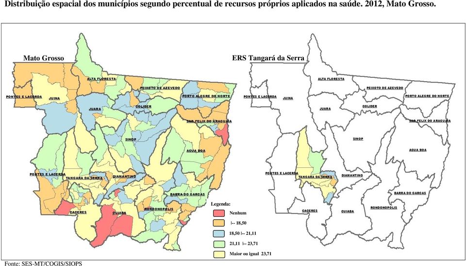 Mato Grosso ERS Tangará da Serra Nenhum -- 18,50 18,50 --