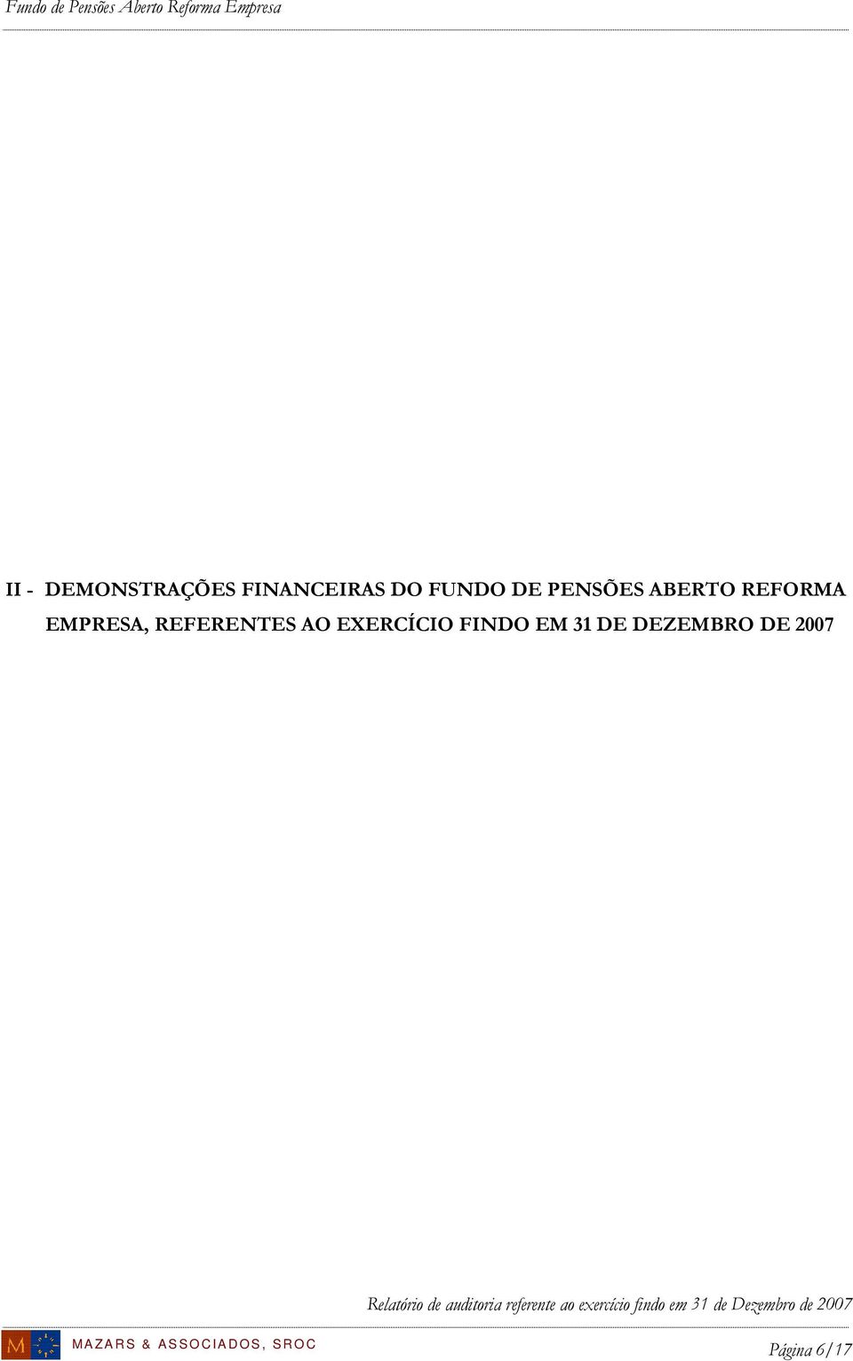 EMPRESA, REFERENTES AO EXERCÍCIO