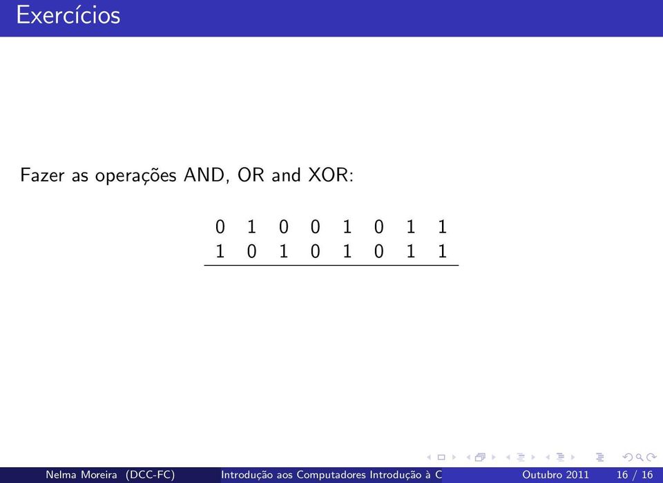 Introdução aos Computadores Introdução à