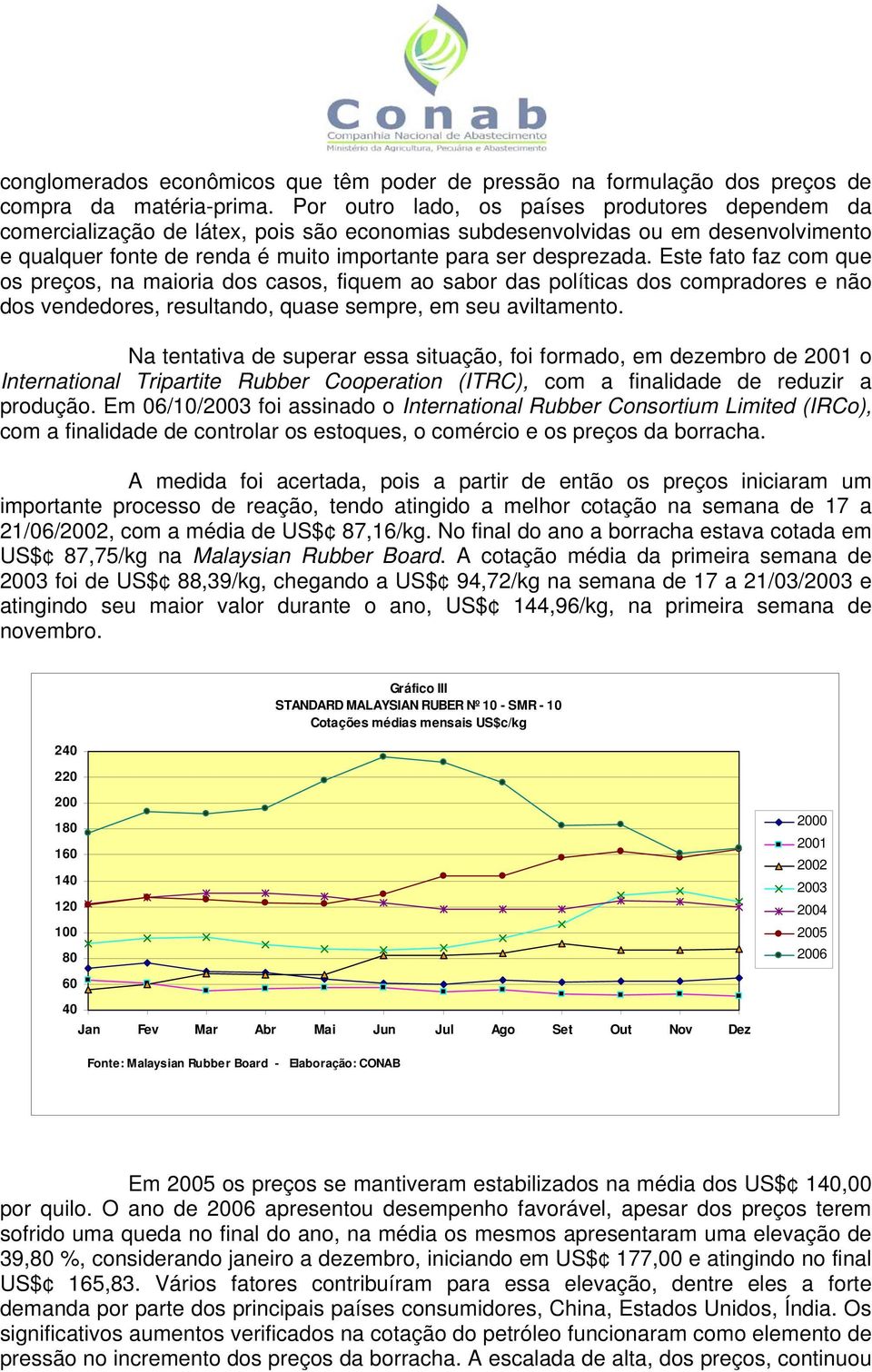 Este fato faz com que os preços, na maioria dos casos, fiquem ao sabor das políticas dos compradores e não dos vendedores, resultando, quase sempre, em seu aviltamento.