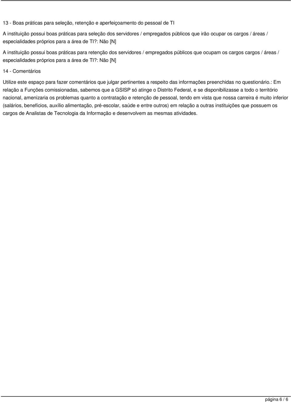 áreas / especialidades próprios para a área de TI?