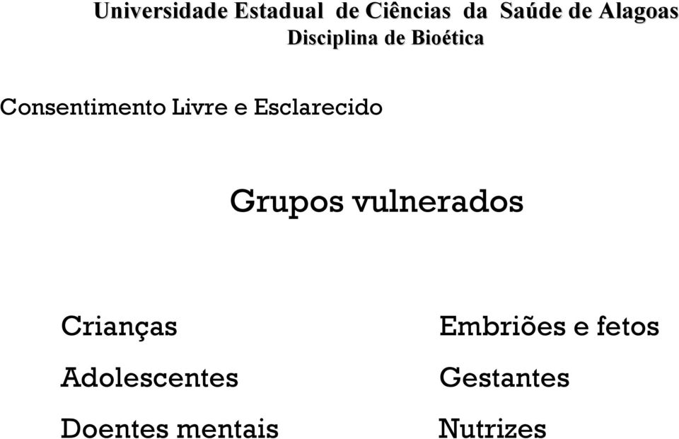 Crianças Adolescentes Doentes