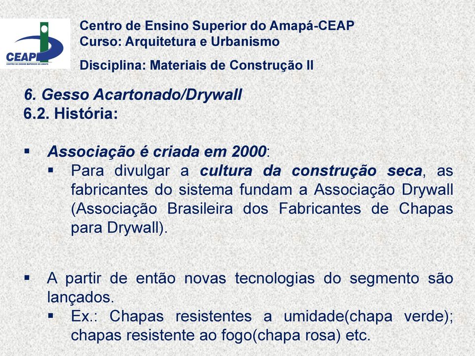 Chapas para Drywall).