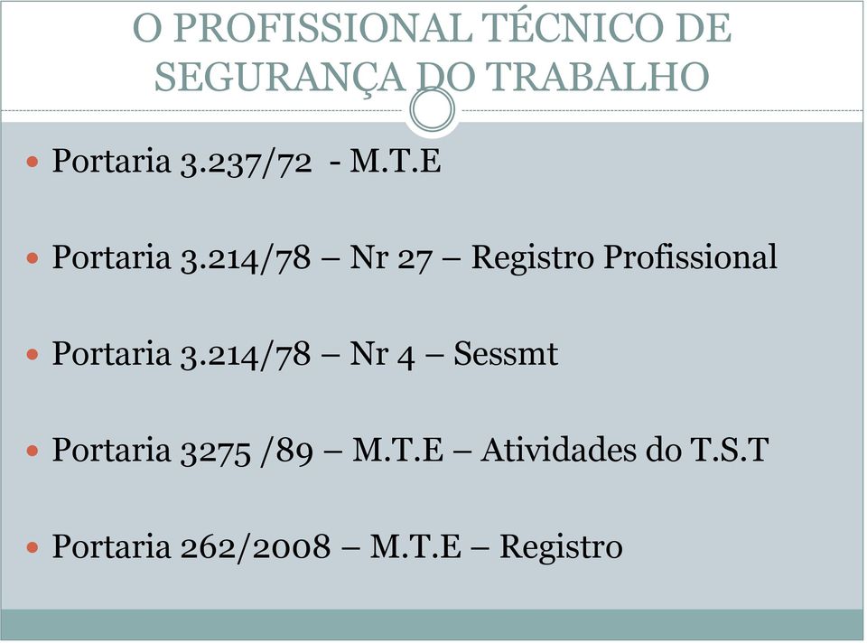 214/78 Nr 27 Registro Profissional Portaria 3.