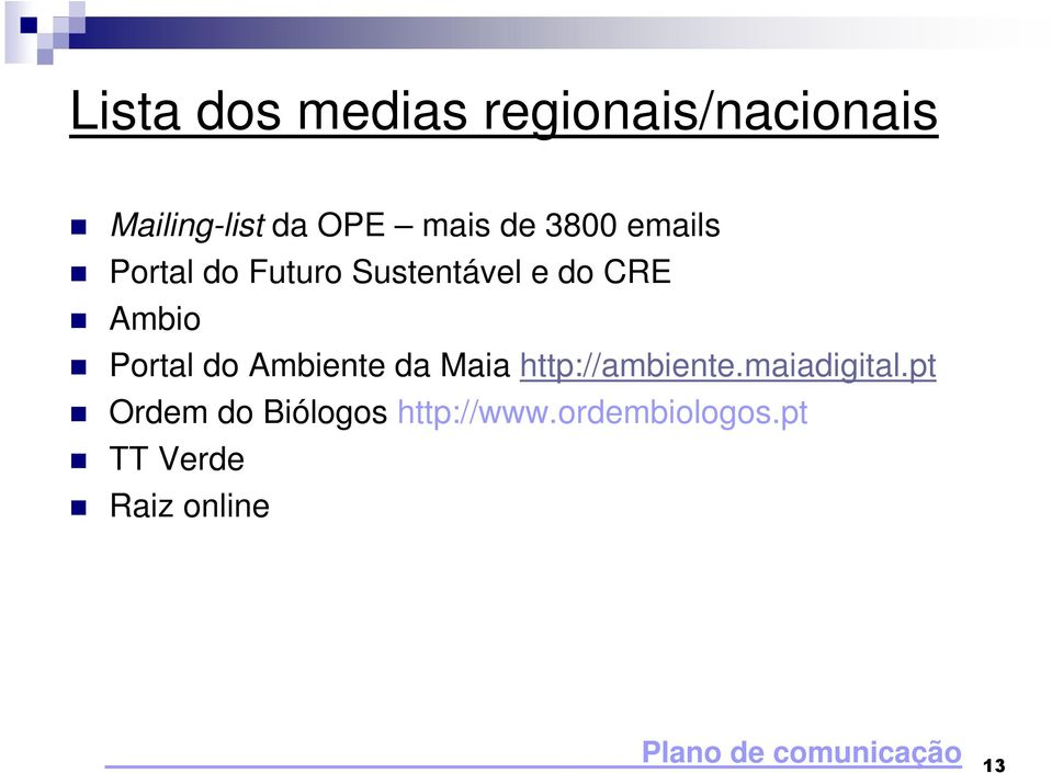 Portal do Ambiente da Maia http://ambiente.maiadigital.