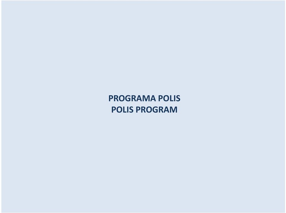 PROGRAM