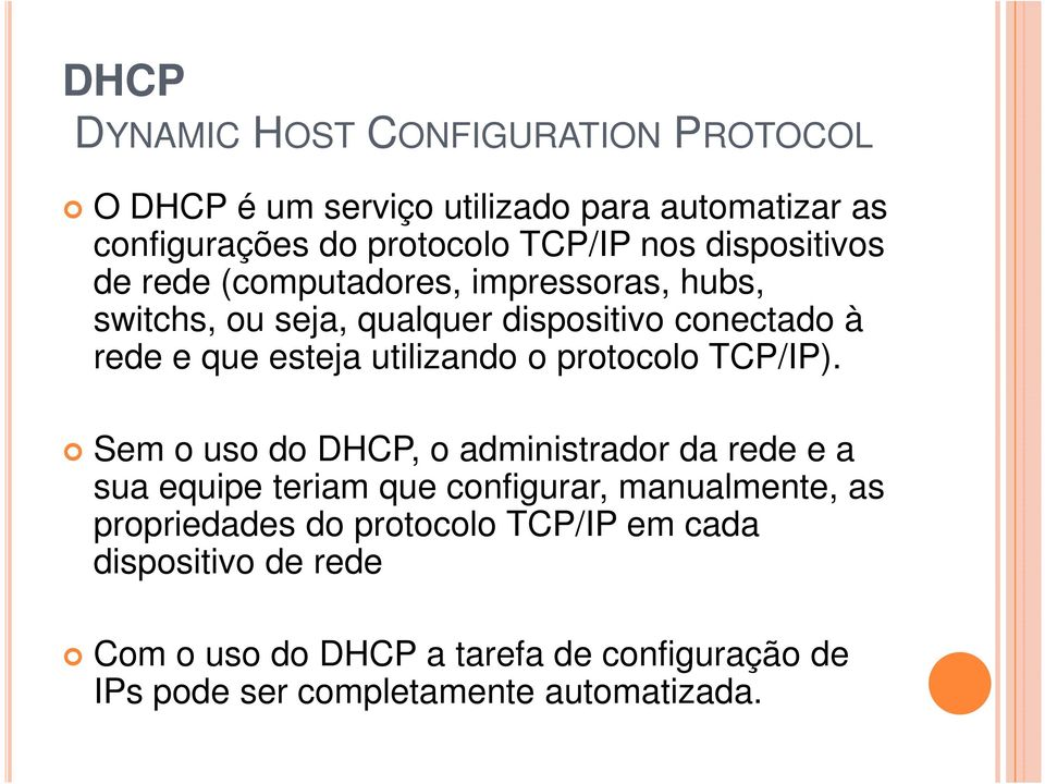 utilizando o protocolo TCP/IP).