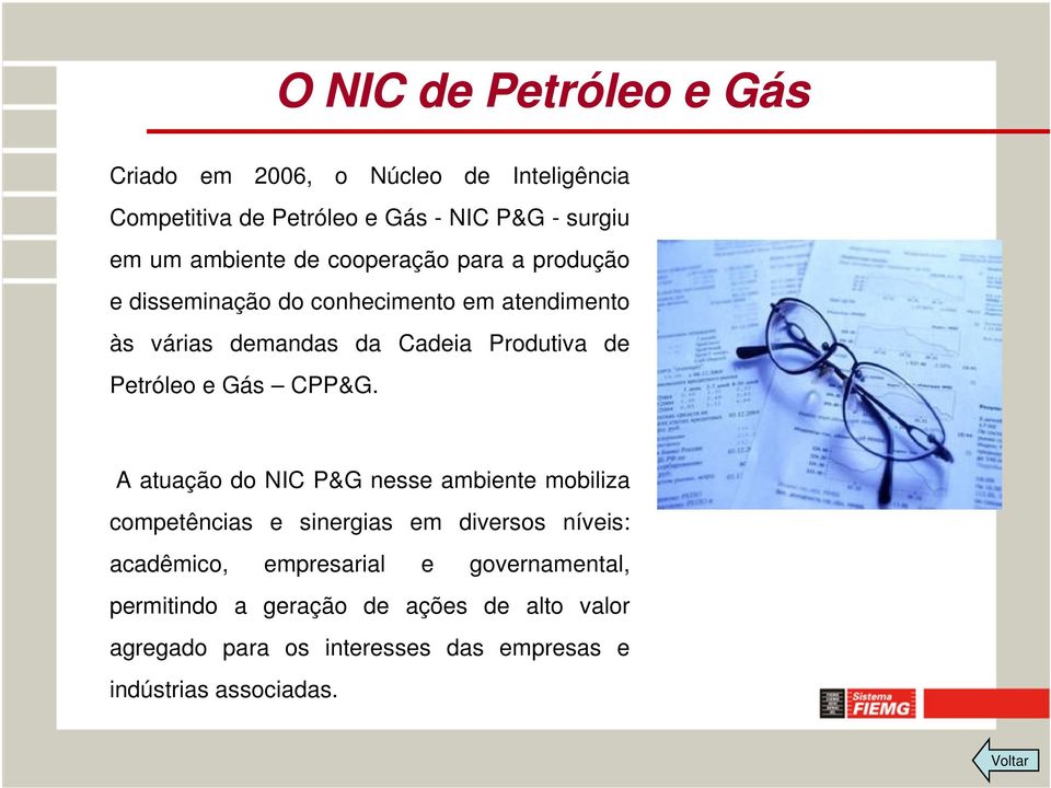 Petróleo e Gás CPP&G.