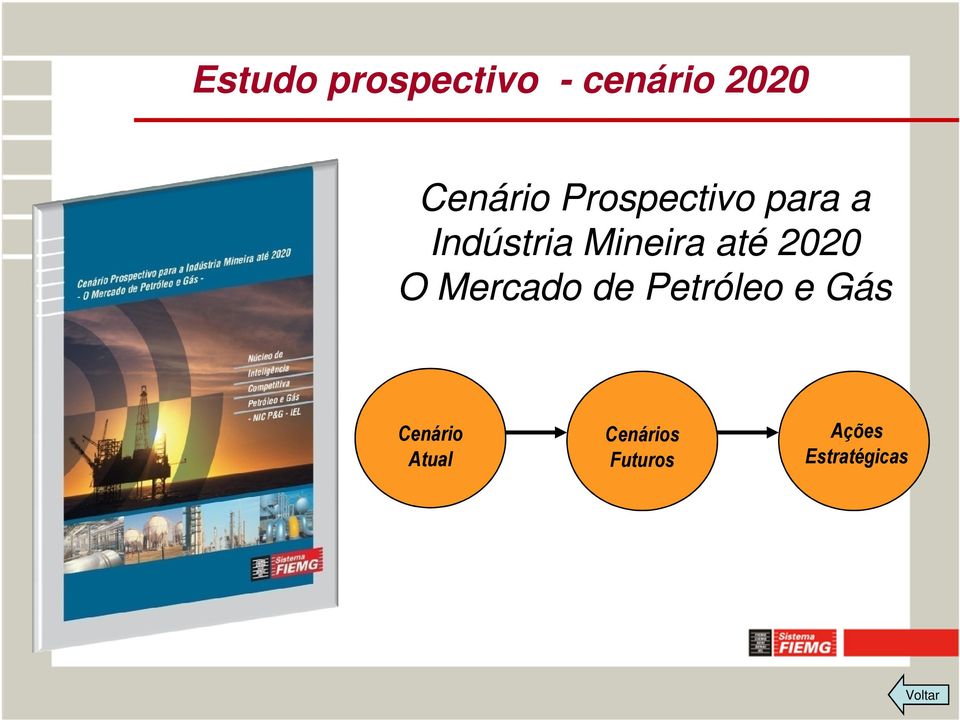 2020 O Mercado de Petróleo e Gás Cenário