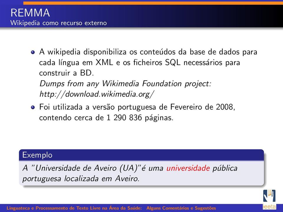 Dumps from any Wikimedia Foundation project: http://download.wikimedia.
