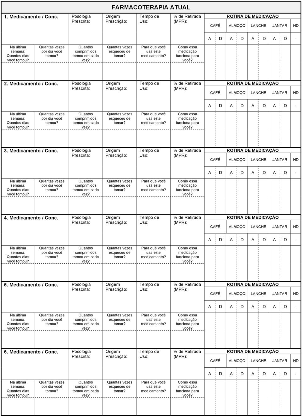 Posologia 3. Medicamento / Conc. Posologia 4.