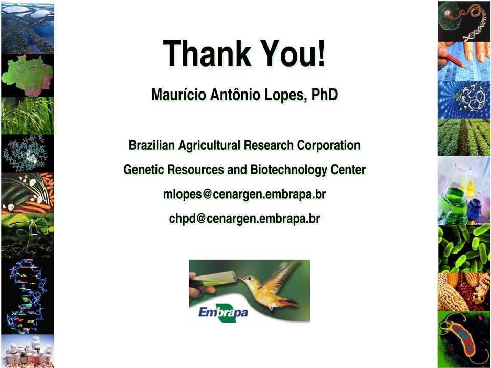 Agricultural Research Corporation Genetic