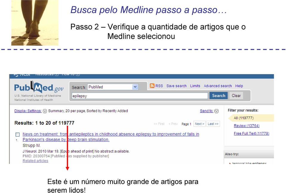 o Medline selecionou Este é um número